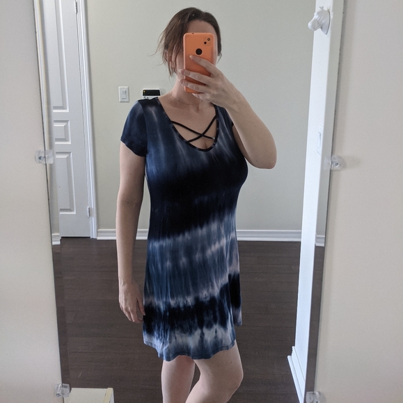 Rolla Coster Blue Tie-Dye Dress - Picture 4 of 5